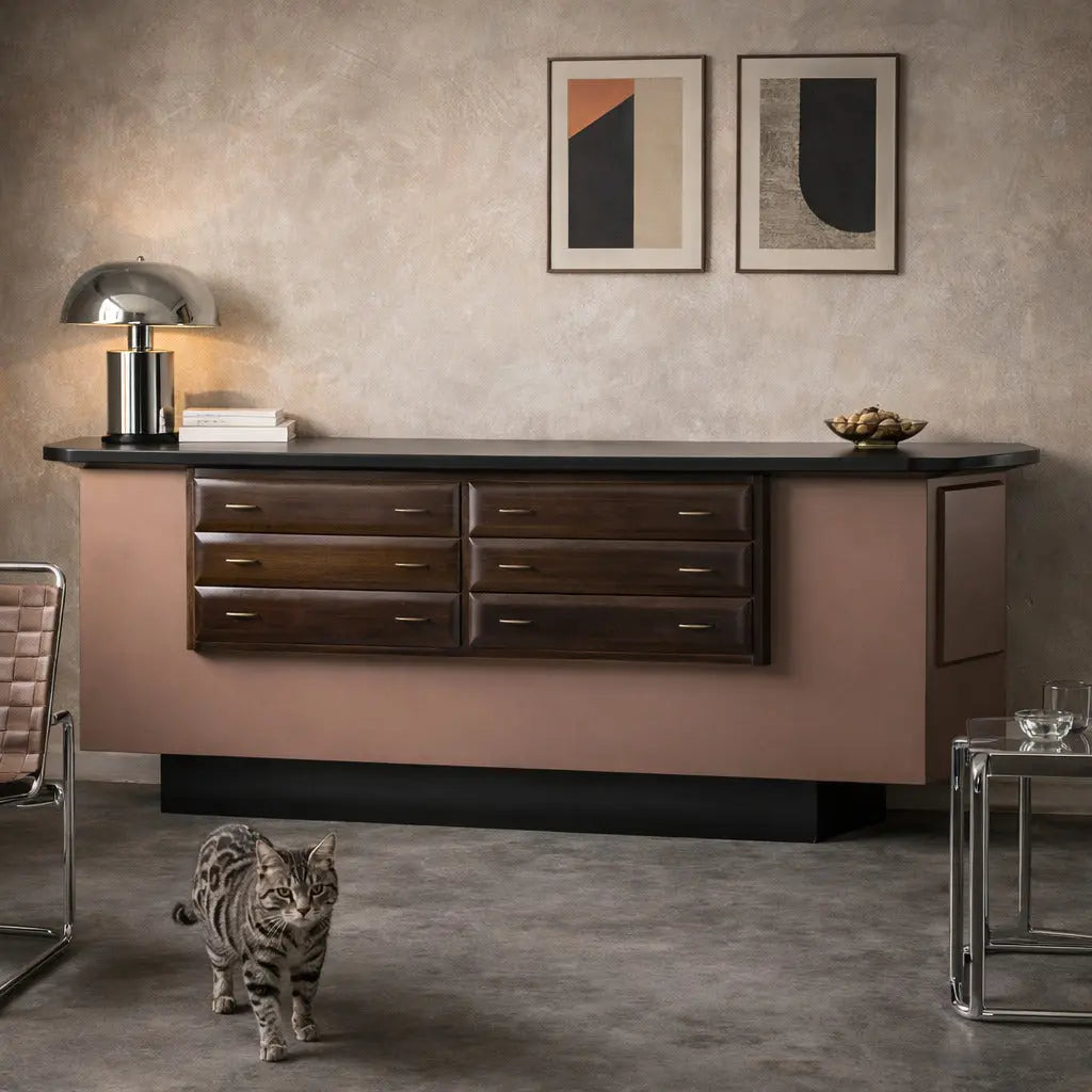 Bugnato Furniture by Echo Di Mano in Mano Wood Italy 2000s | Modernism | Furnitures