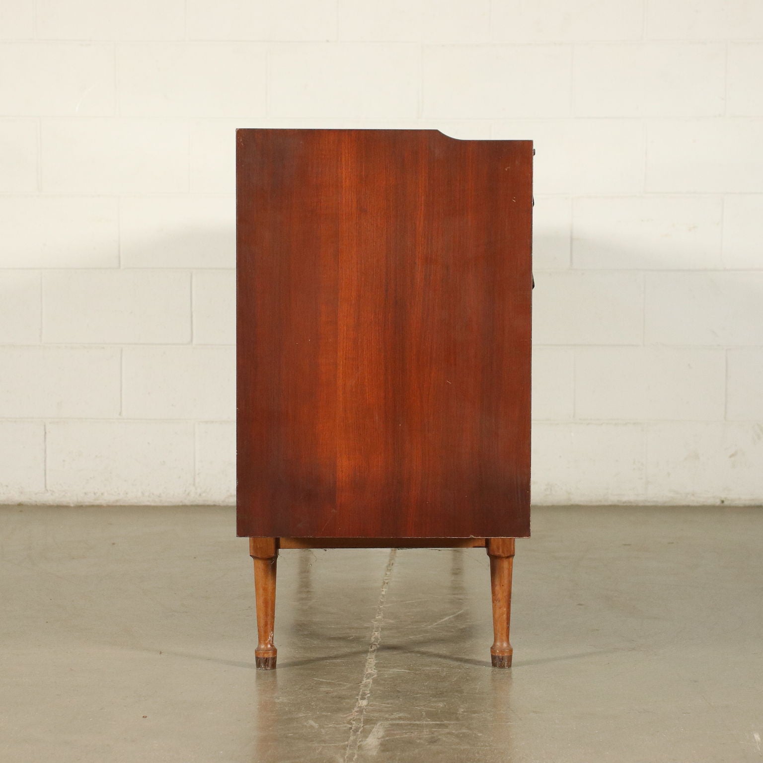 Vintage Sideboard Teak Veneer Drawers Italy 1960s | Modernism  Furnitures
