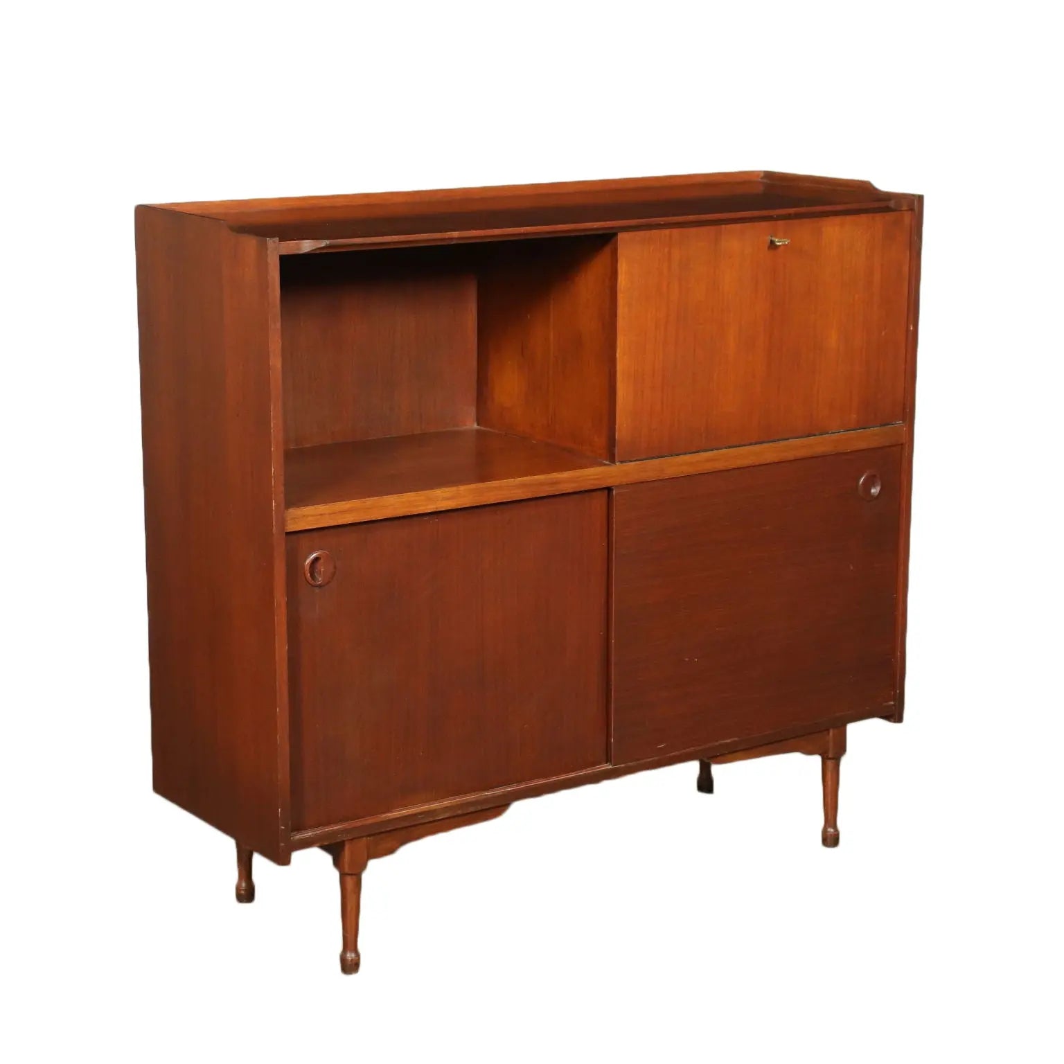 Highboard Teak Veneer Italy 1960s | Modernism | Furnitures