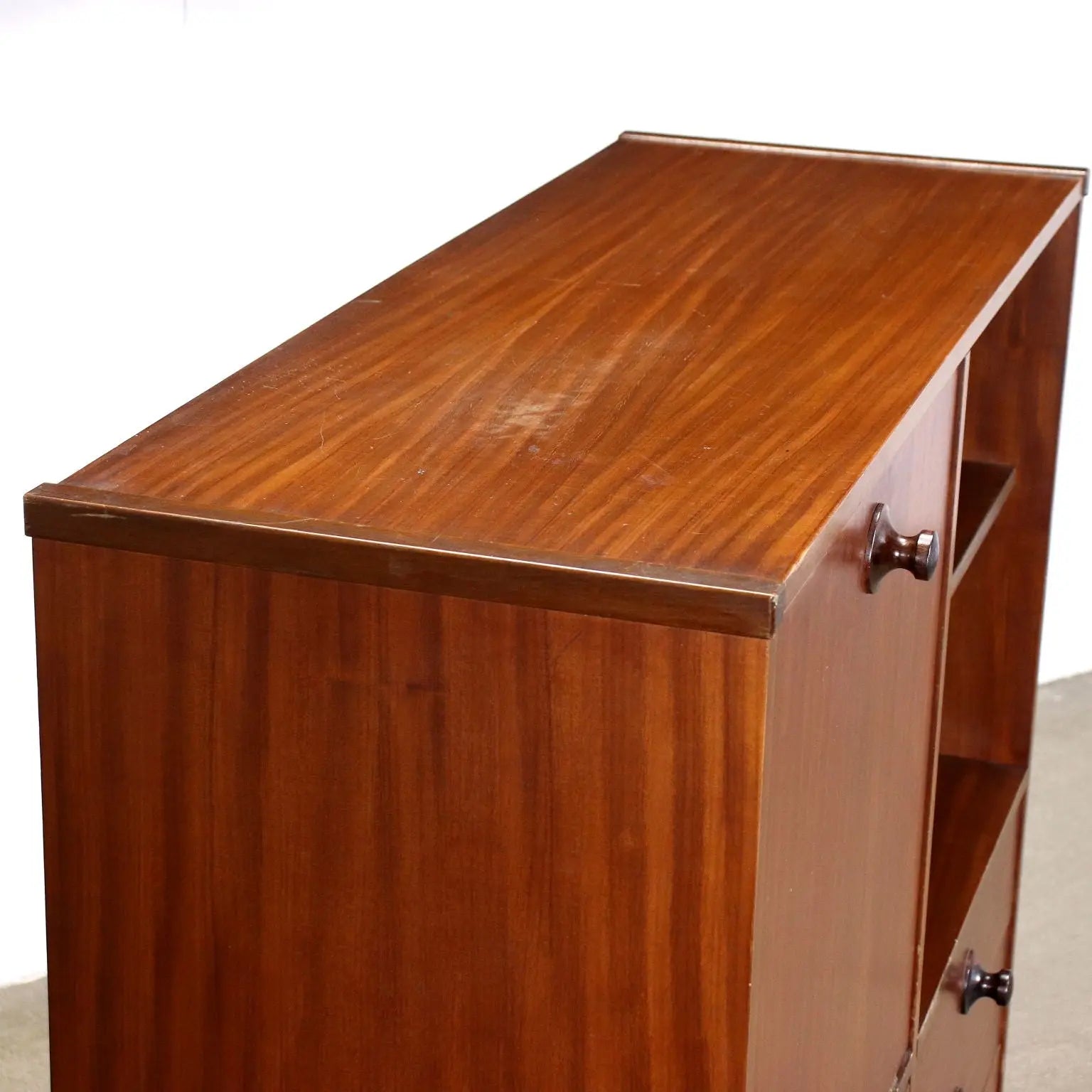 Highboard Metal Mahogany Veneer Italy 1960s | Modernism | Furnitures