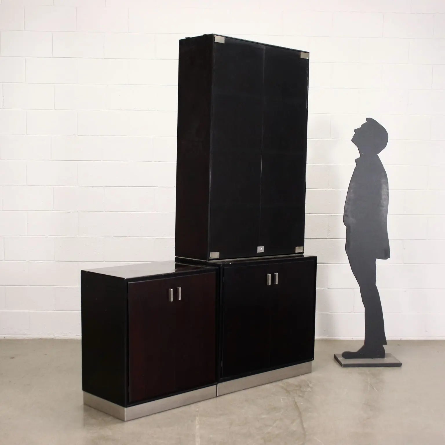 Formanova Modular Furniture Rosewood Glass Italy 1970s | Modernism | Furnitures