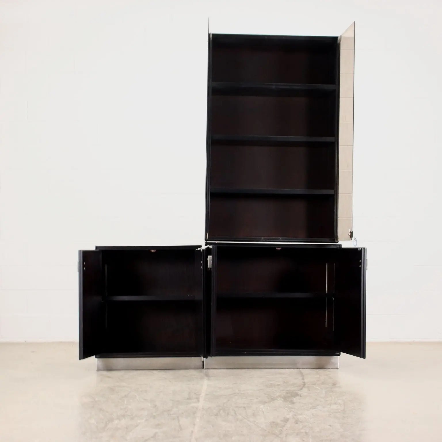 Formanova Modular Furniture Rosewood Glass Italy 1970s | Modernism | Furnitures