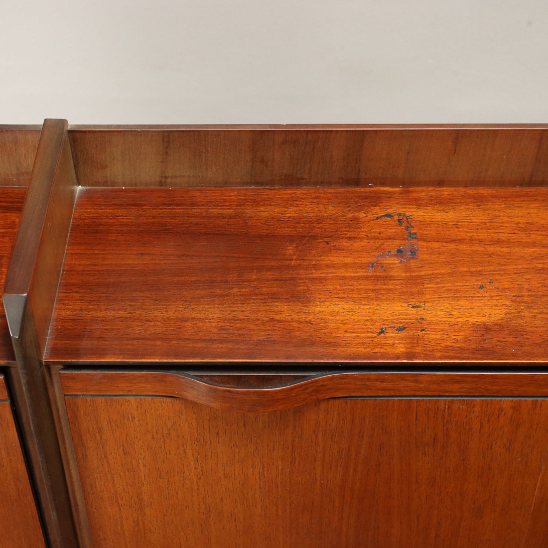 Vintage Cupboard Teak Veneer 4 Drawers Italy 1960s | Modernism  Furnitures
