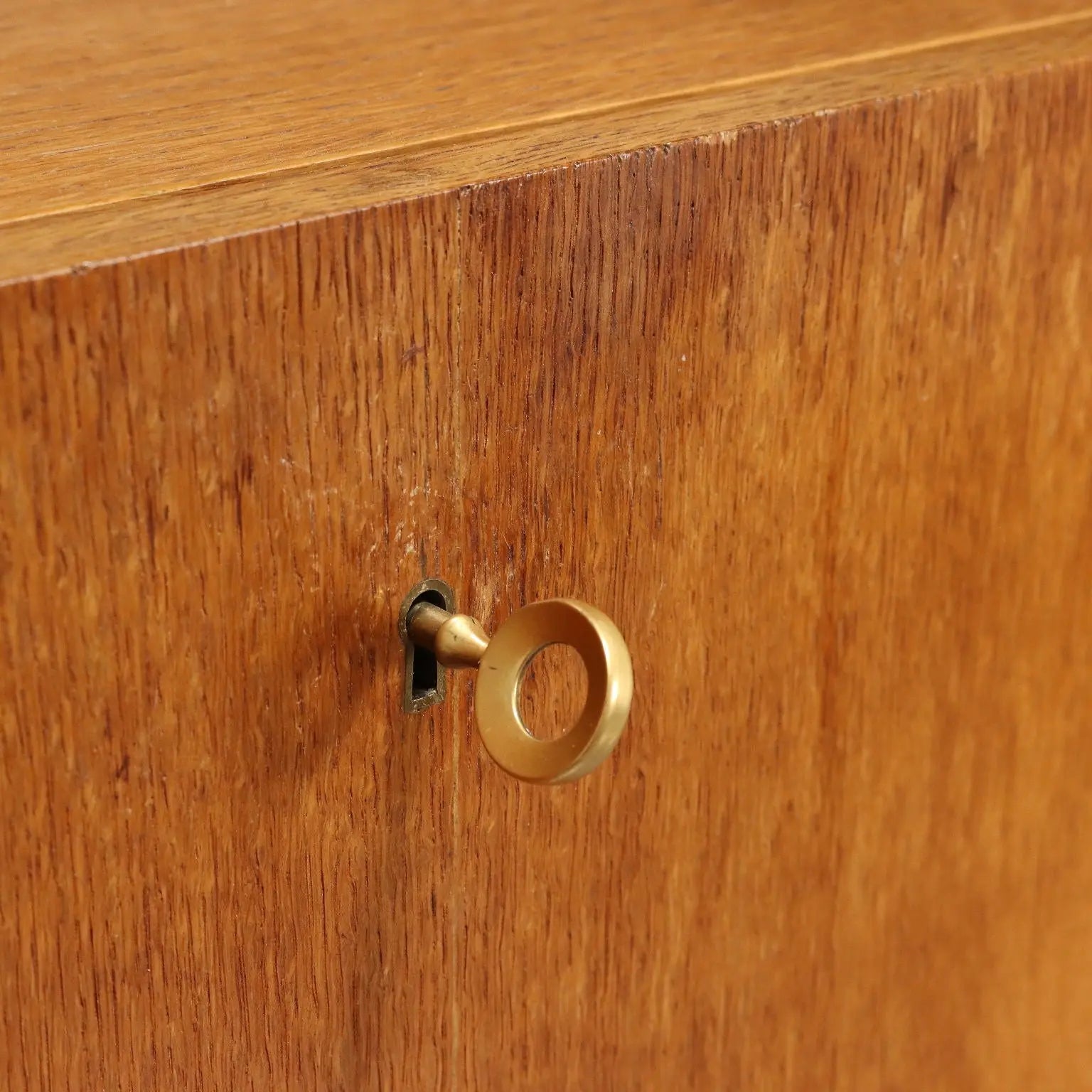 Vintage Cabinet Oak Veneered Wood Design Italy 1950s | Modernism | Furnitures