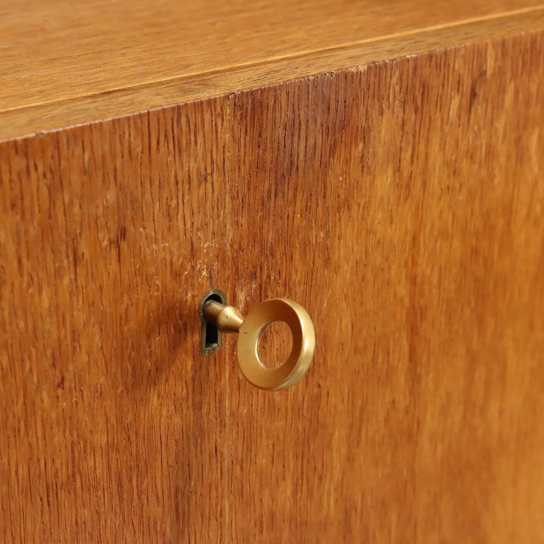 Vintage Cabinet Oak Veneered Wood Design Italy 1950s | Modernism | Furnitures
