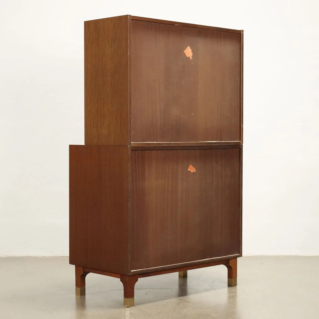 Vintage Cabinet from the 1960s Aluminium Exotic Wood Veneer | Modernism | Furnitures