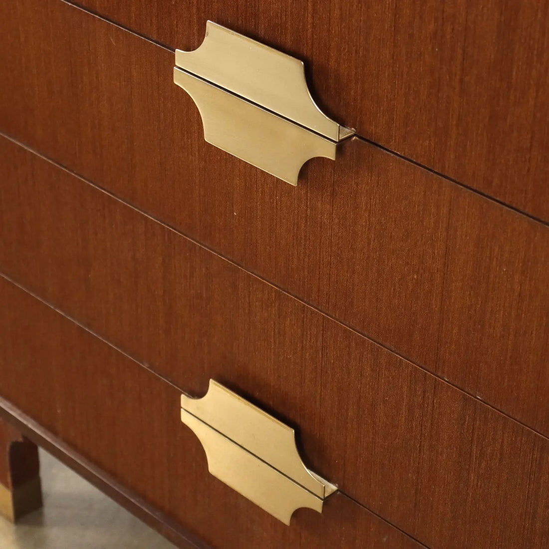 Vintage Cabinet from the 1960s Aluminium Exotic Wood Veneer | Modernism | Furnitures