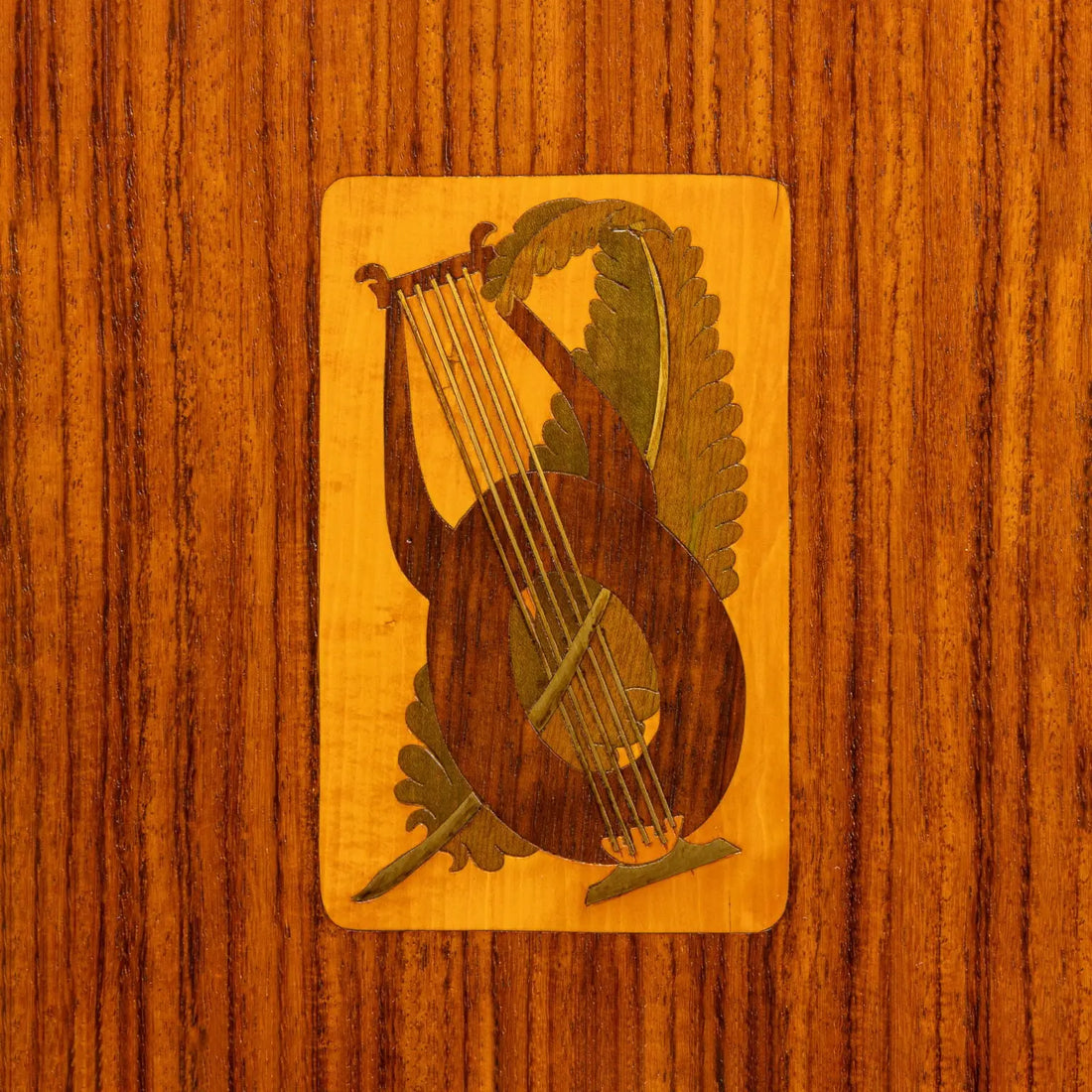 Vintage Drop-Leaf Cabinet Exotic Wood Brass Design 1950s | Modernism  Furnitures