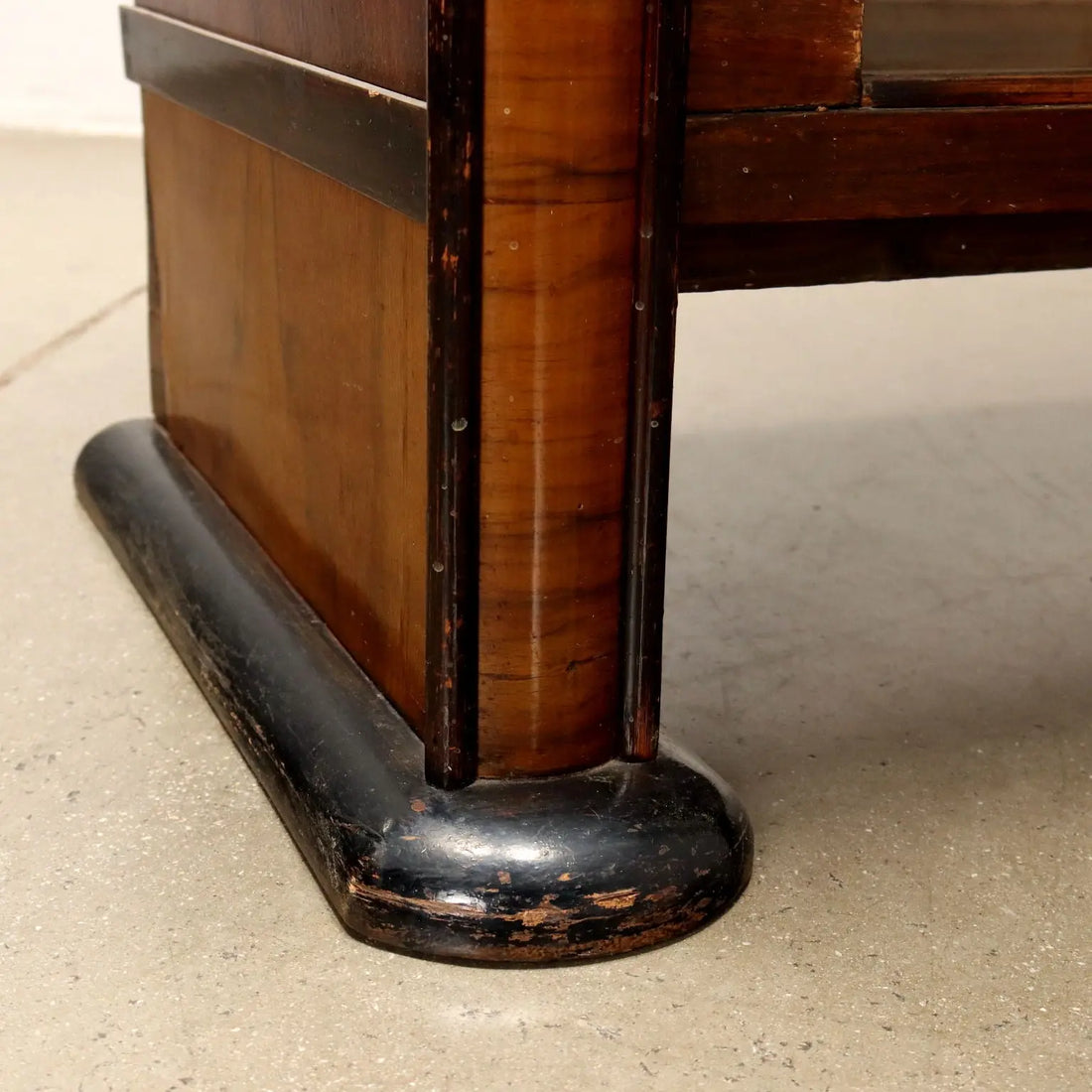 Vintage 1920s-30s Display Cabinet Walnut Italy | Modernism | Furnitures