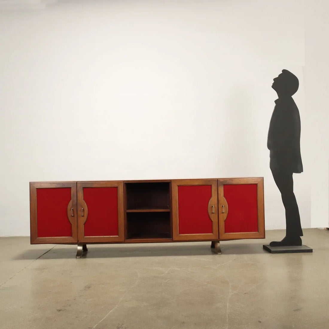 Vintage Sideboard S. Mazza Attr. Exotic Wood Veneer 1960s | Modernism | Furnitures