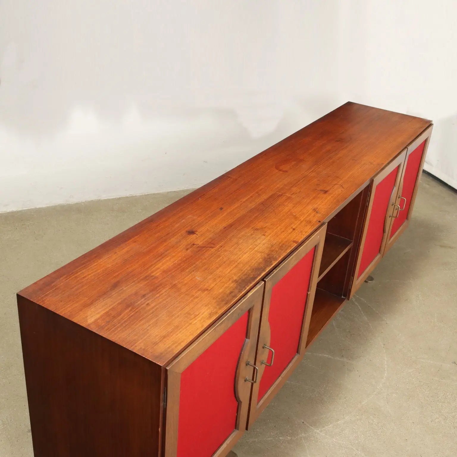 Vintage Sideboard S. Mazza Attr. Exotic Wood Veneer 1960s | Modernism | Furnitures