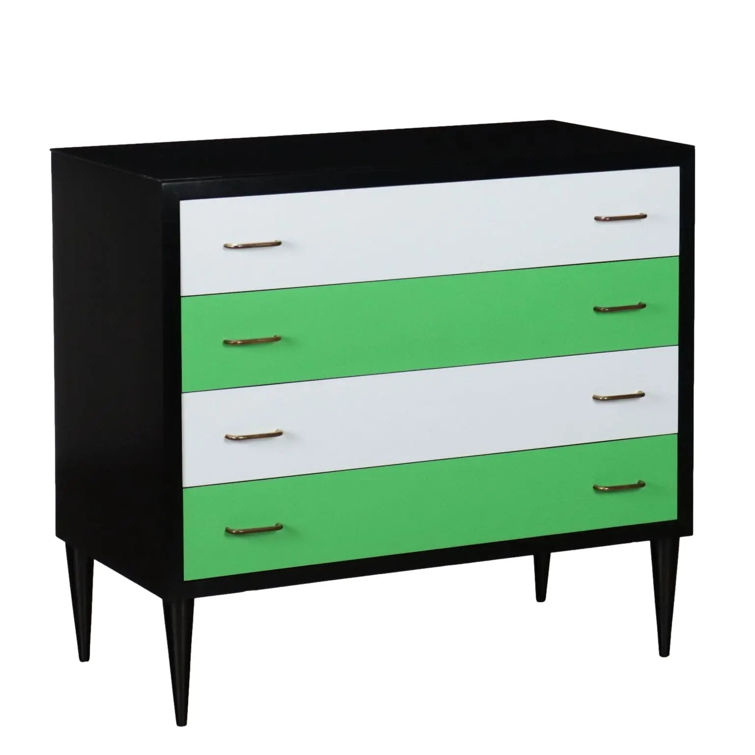Vintage Chest of Drawers Beech Veneer Marble Italy 1950s | Modernism | Furnitures