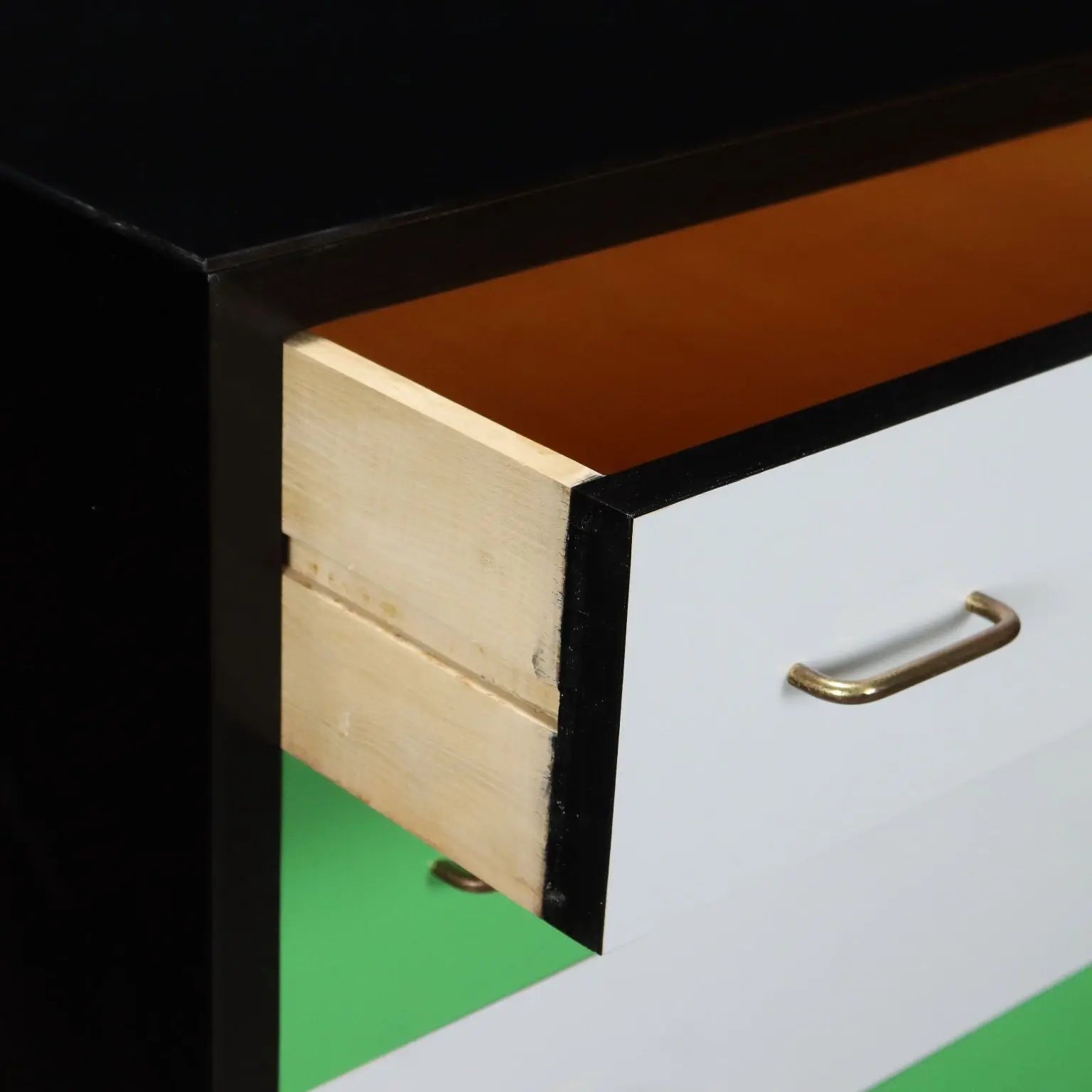 Vintage Chest of Drawers Beech Veneer Marble Italy 1950s | Modernism | Furnitures