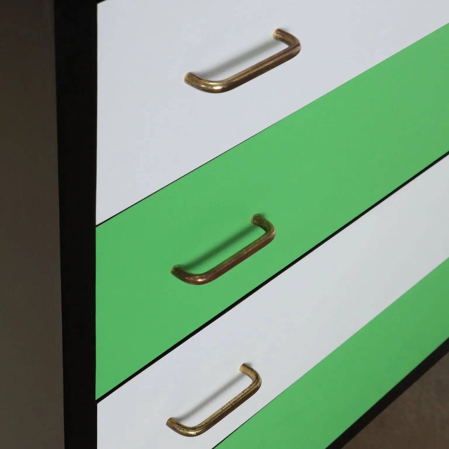 Vintage Chest of Drawers Beech Veneer Marble Italy 1950s | Modernism | Furnitures
