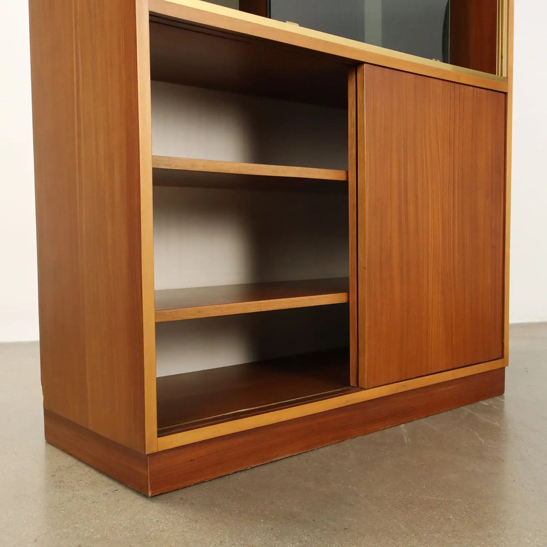 Vintage 1960s Cabinet Mahogany Veneer Aluminium | Modernism | Furnitures