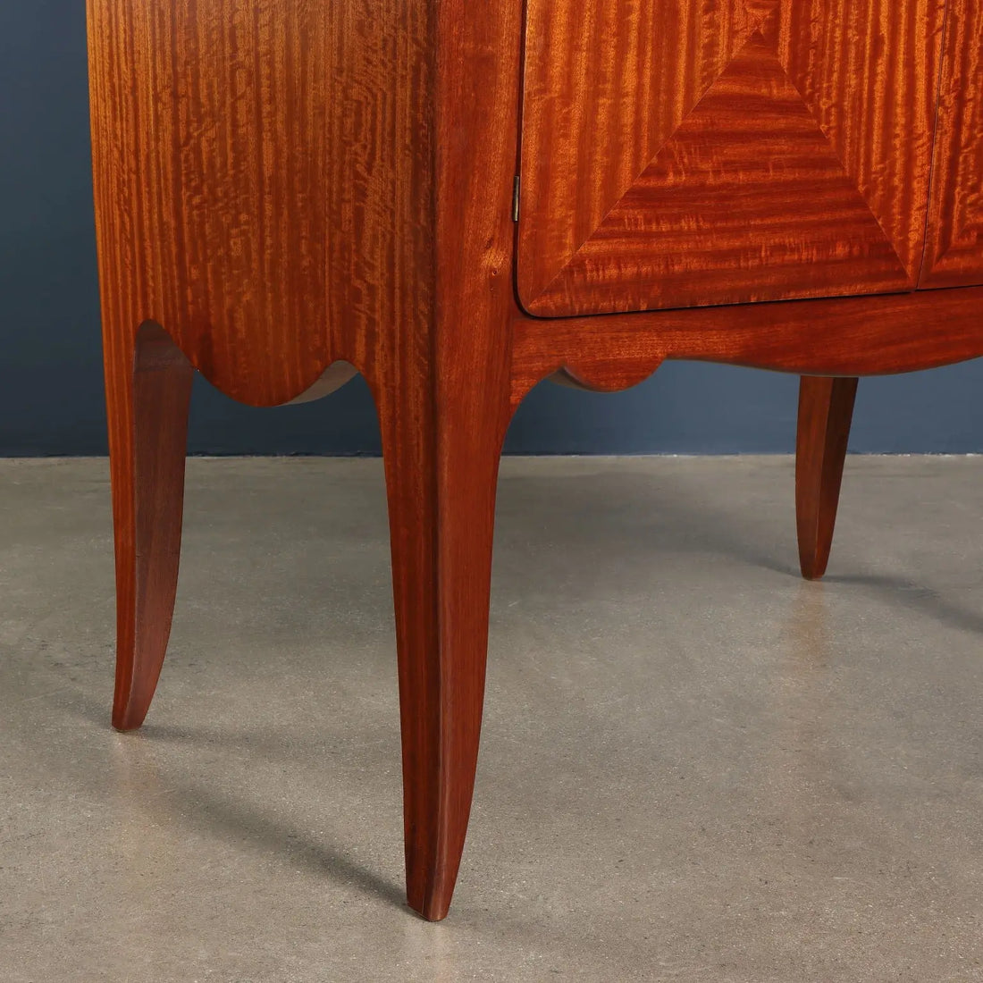 Vintage Trumeau Mahogany Wood Veneer Italy 1950s | Modernism  Furnitures