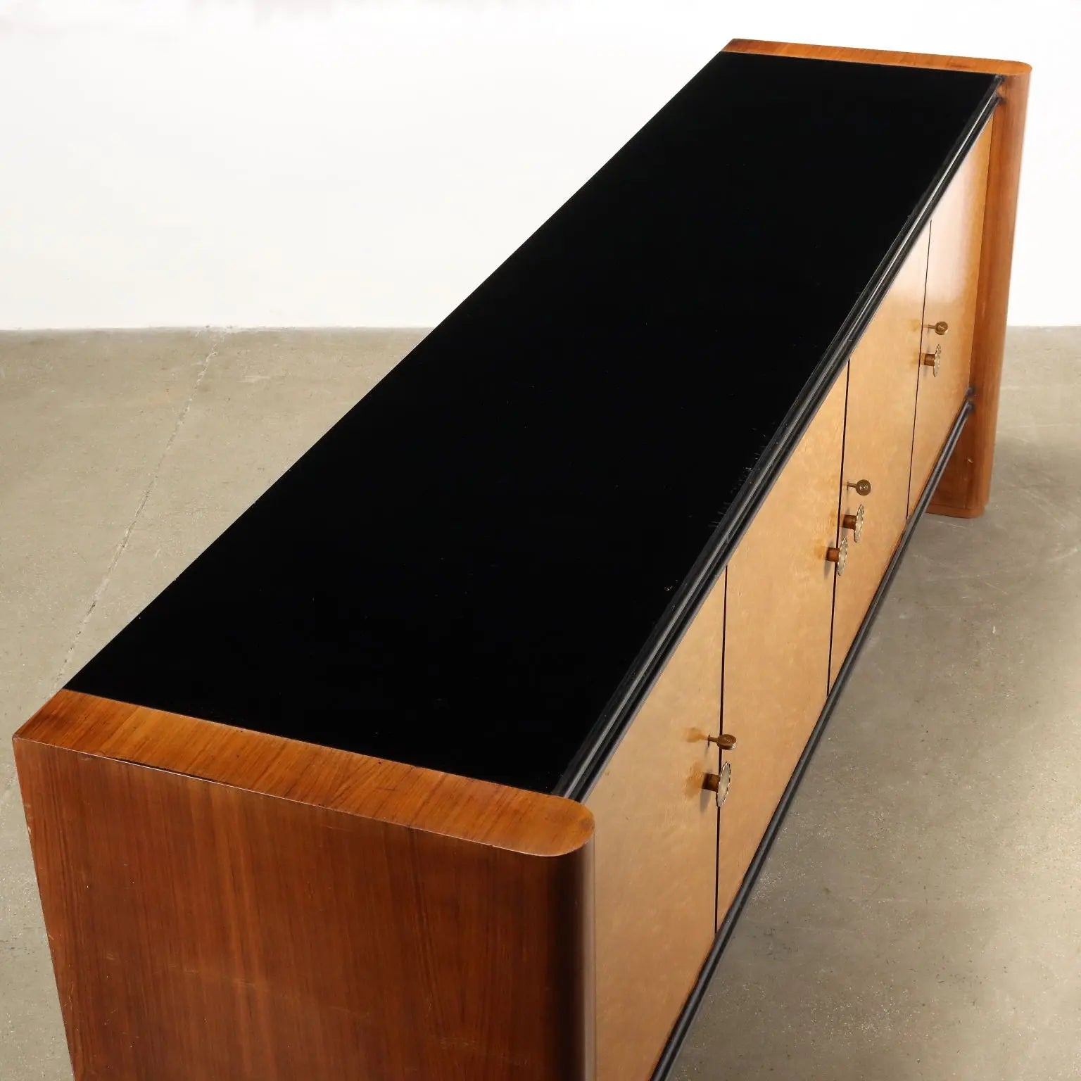 Vintage Cabinet Palazzi dell'Arte Cantù Walnut Veneer Italy 1940s | Modernism | Furnitures