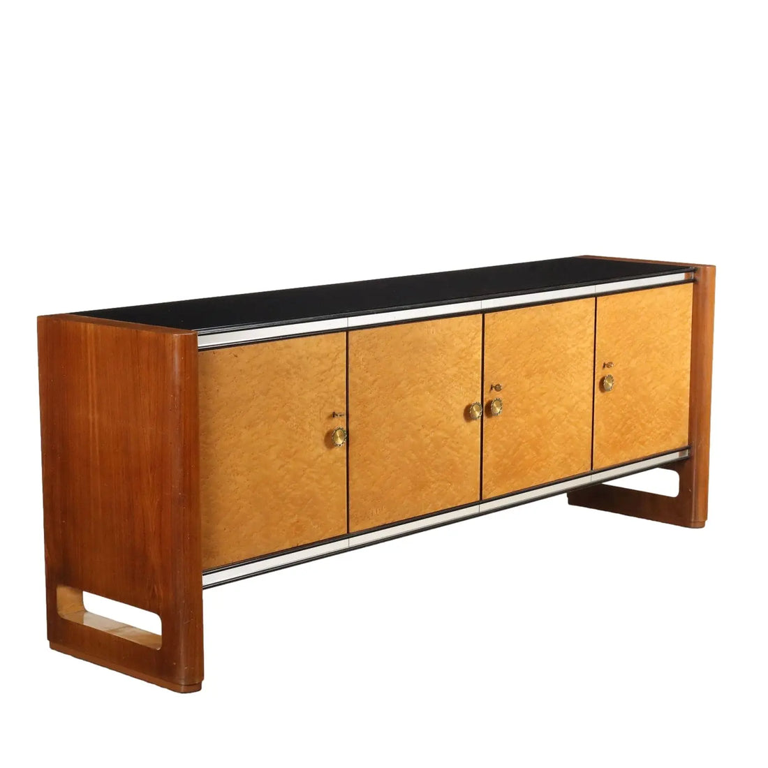 Vintage Cabinet Palazzi dell'Arte Cantù Walnut Veneer Italy 1940s | Modernism | Furnitures