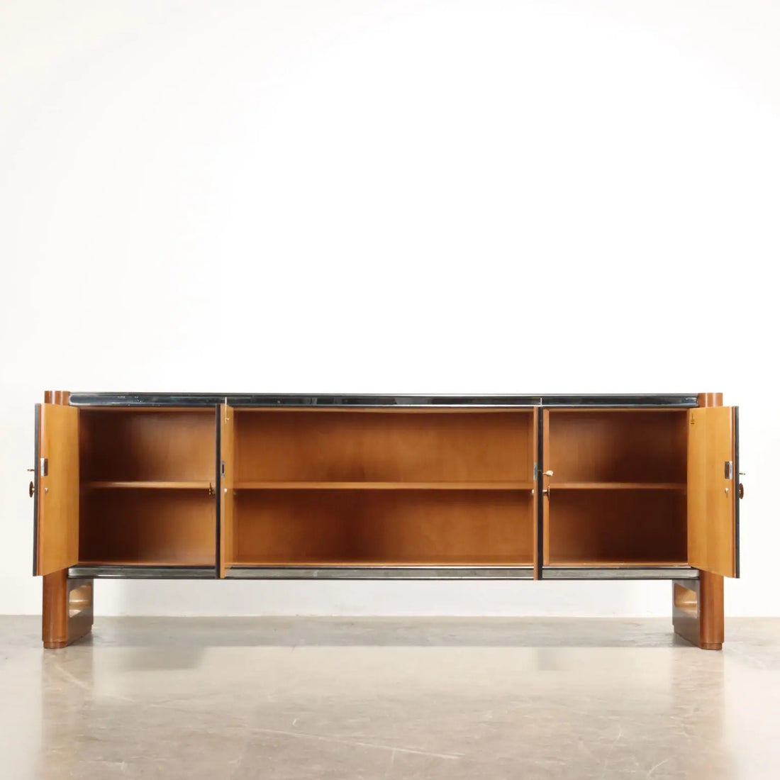 Vintage Cabinet Palazzi dell'Arte Cantù Walnut Veneer Italy 1940s | Modernism | Furnitures