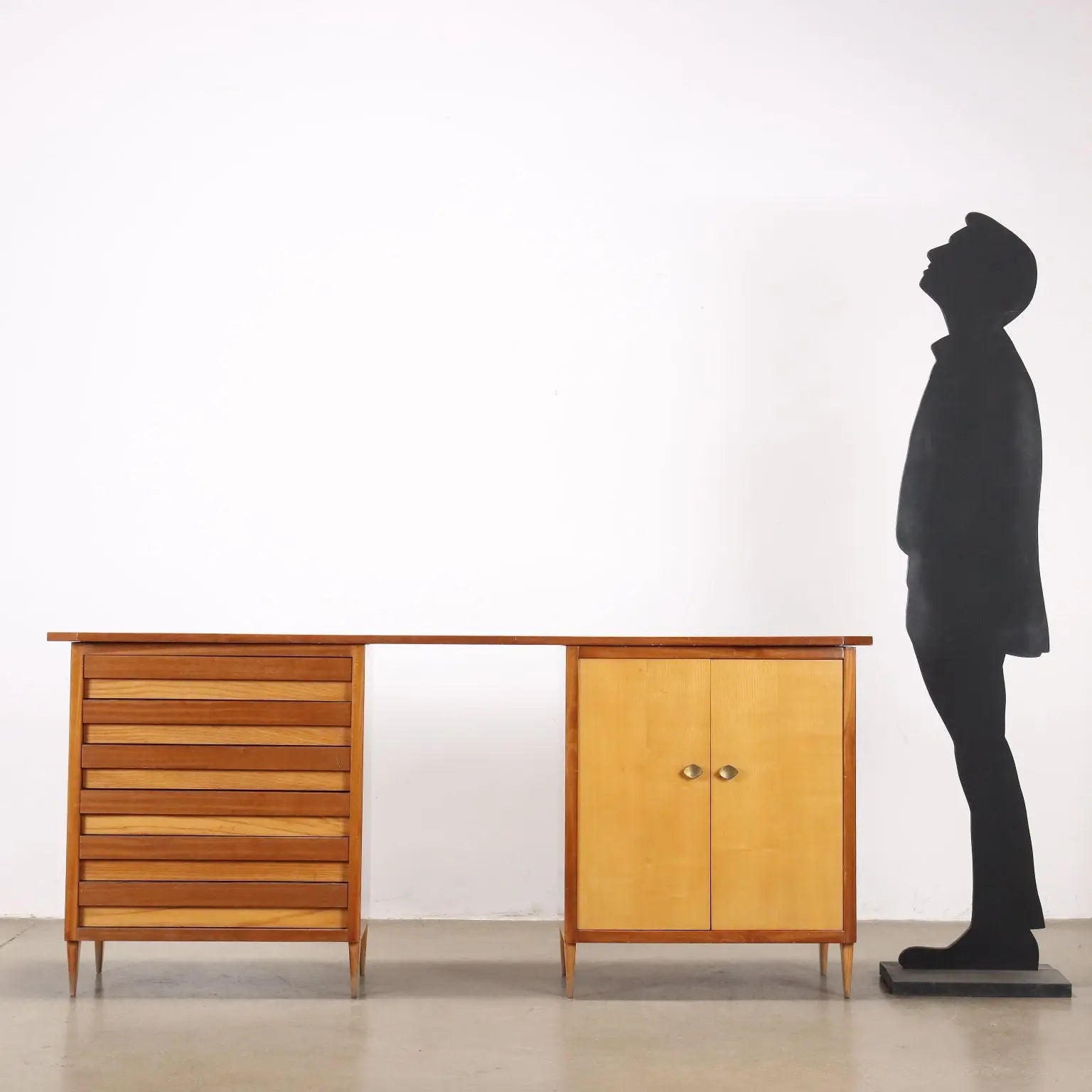 Vintage Cabinet Maple Mahogany Italy 1950s-1960s | Modernism | Furnitures