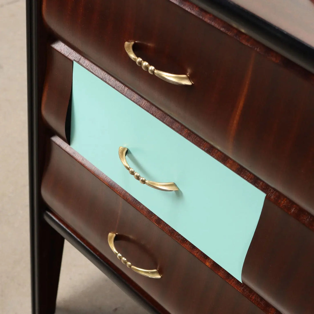 Vintage Cabinet Prisma Collection Laminate Brass 1950s-60s | Modernism | Furnitures