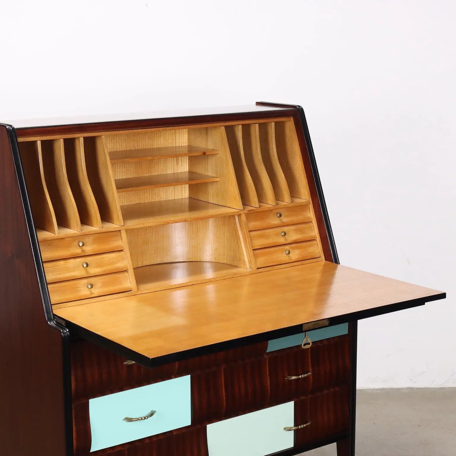 Vintage Cabinet Prisma Collection Laminate Brass 1950s-60s | Modernism | Furnitures