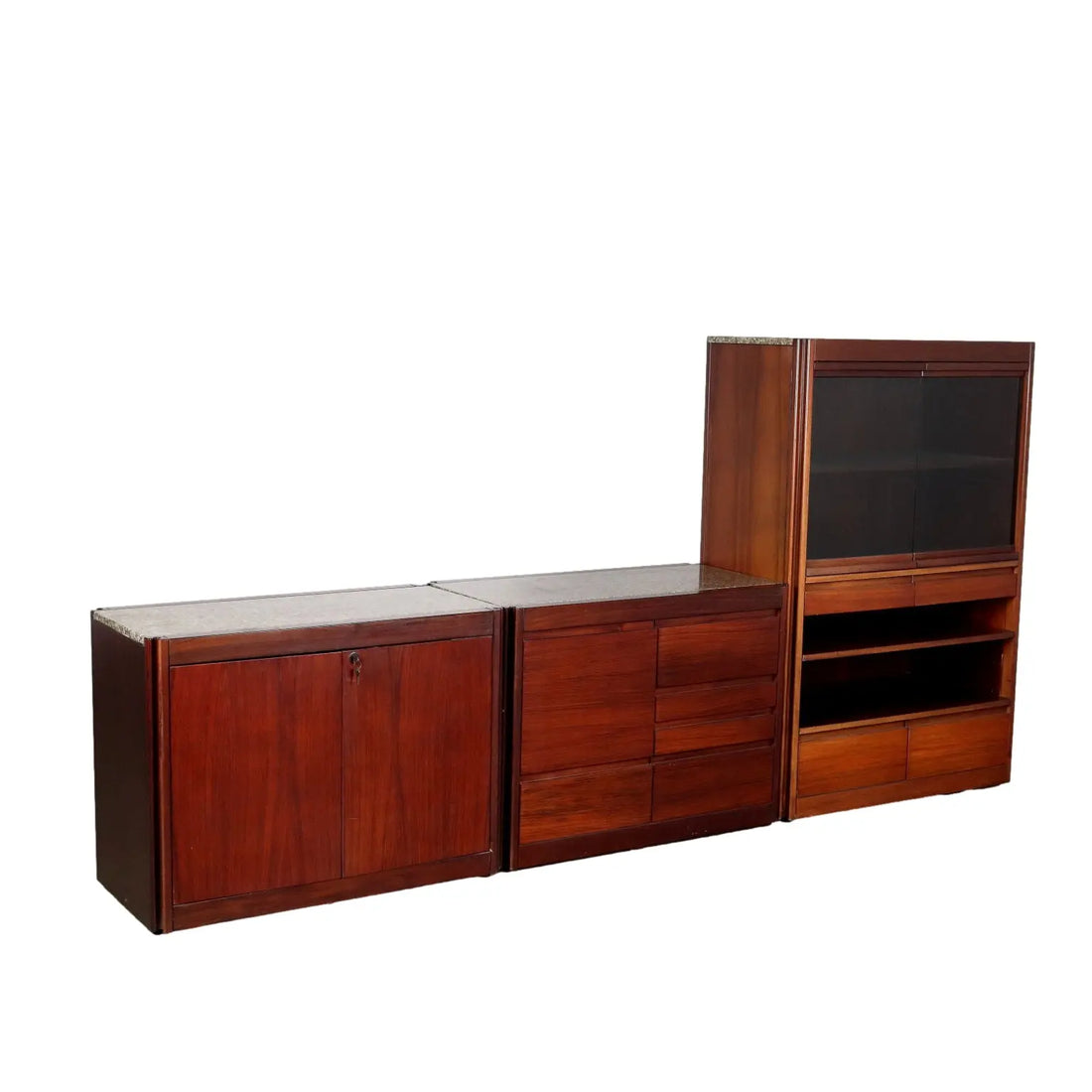 Molteni 4D Cabinets Vintage Design A. Mangiarotti 1970s - 70's | Modernism | Furnitures