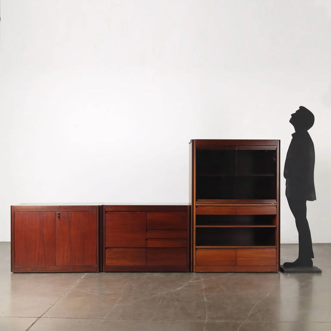 Molteni 4D Cabinets Vintage Design A. Mangiarotti 1970s - 70's | Modernism | Furnitures
