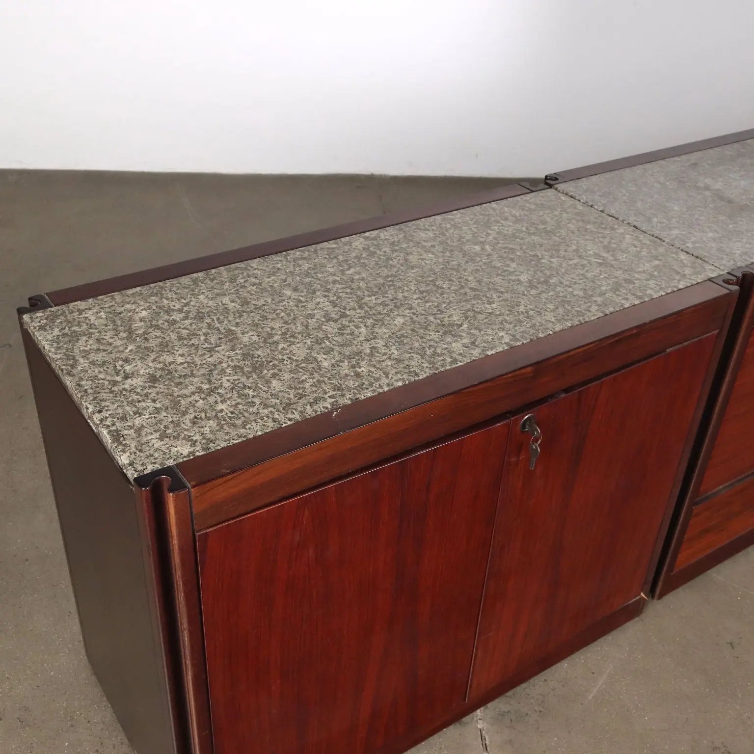 Molteni 4D Cabinets Vintage Design A. Mangiarotti 1970s - 70's | Modernism | Furnitures