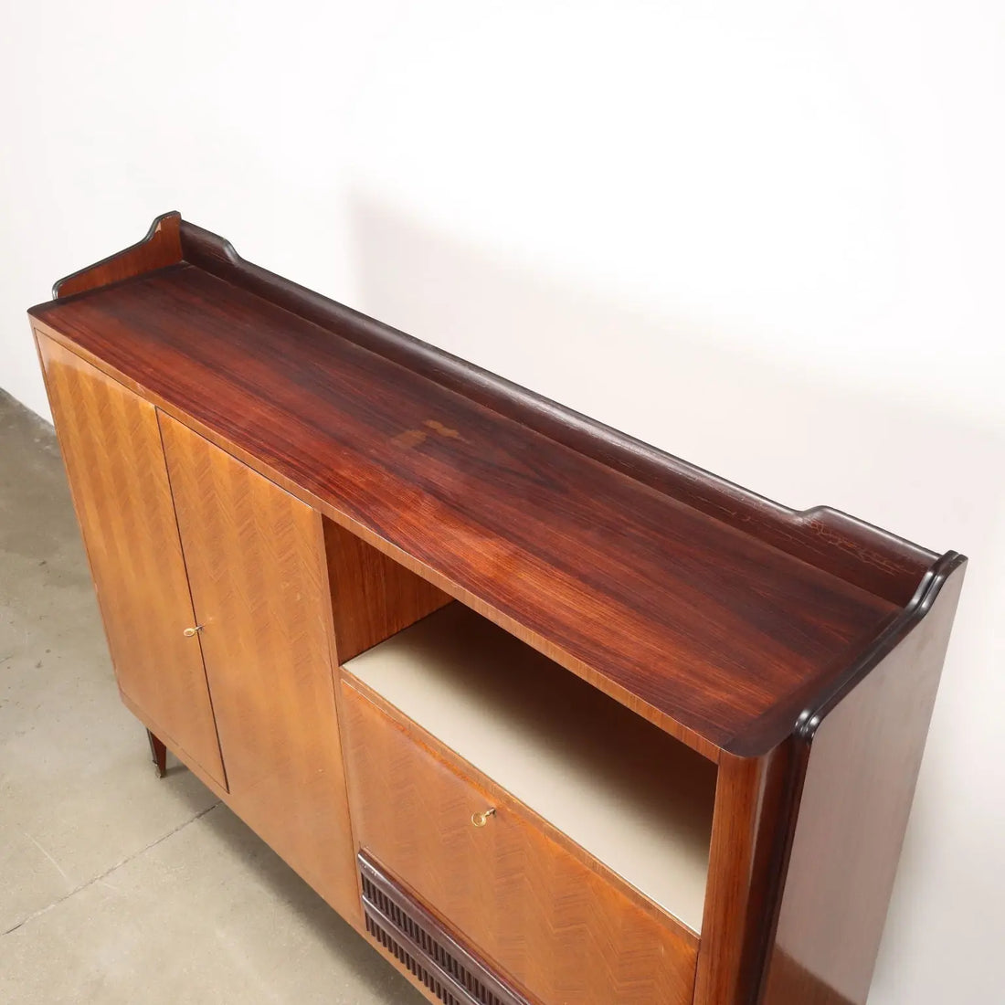 Vintage Living Room Furniture Exotic Wood Italy 1960s | Modernism | Furnitures
