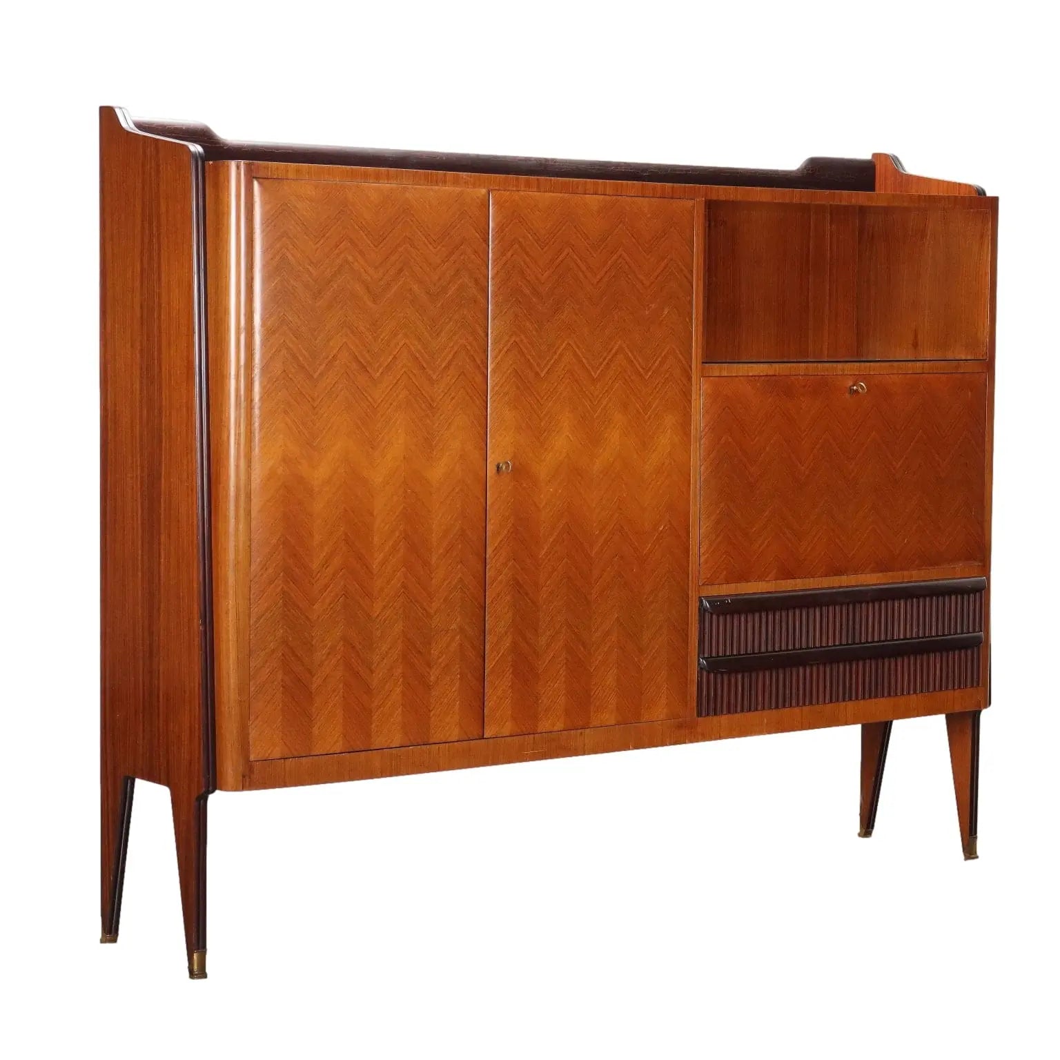 Vintage Living Room Furniture Exotic Wood Italy 1960s | Modernism | Furnitures