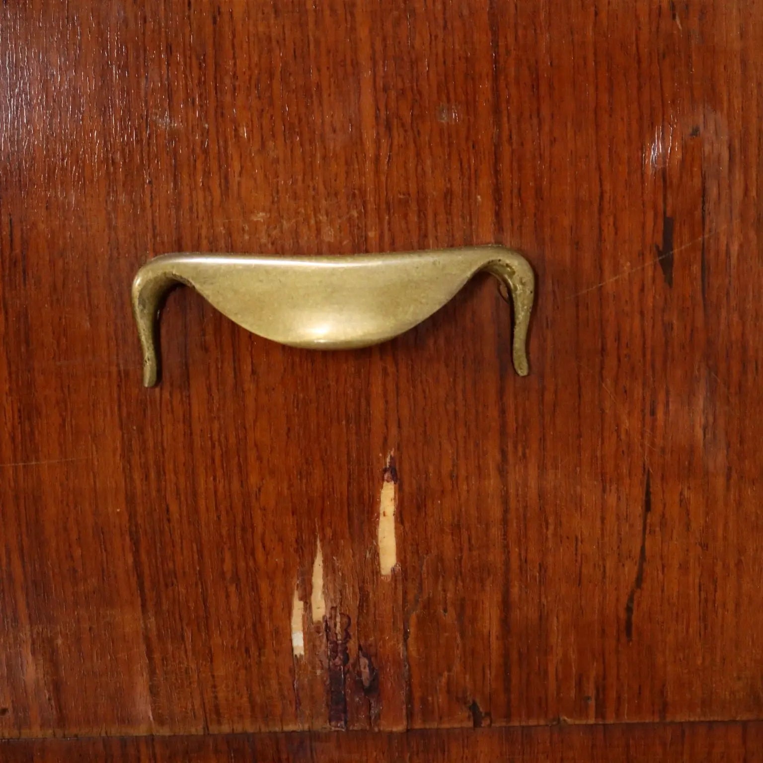 Vintage Cupboard Wood Glass Top with Mirror Italy 1950s-1960s | Modernism  Furnitures