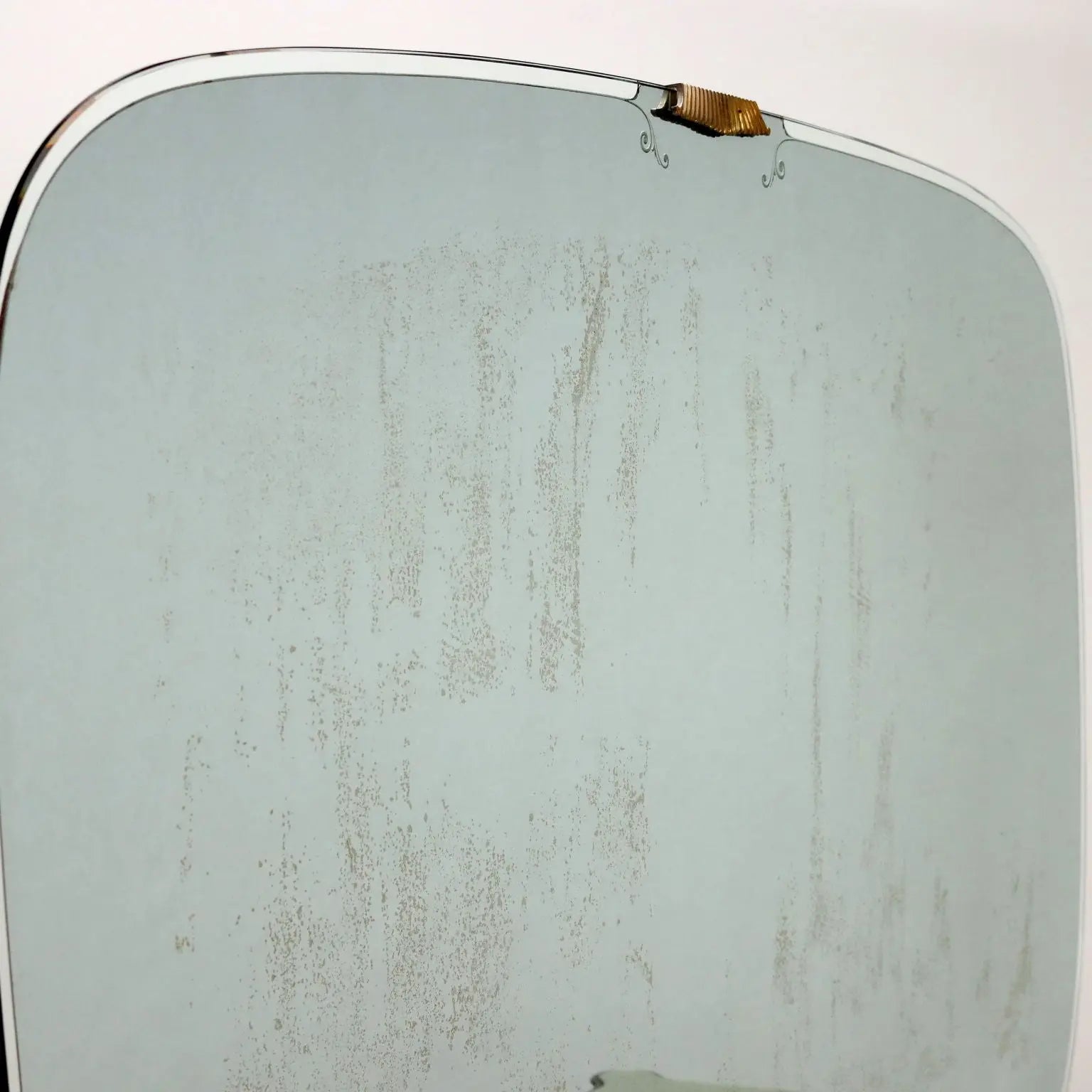 Vintage Cupboard Wood Glass Top with Mirror Italy 1950s-1960s | Modernism  Furnitures