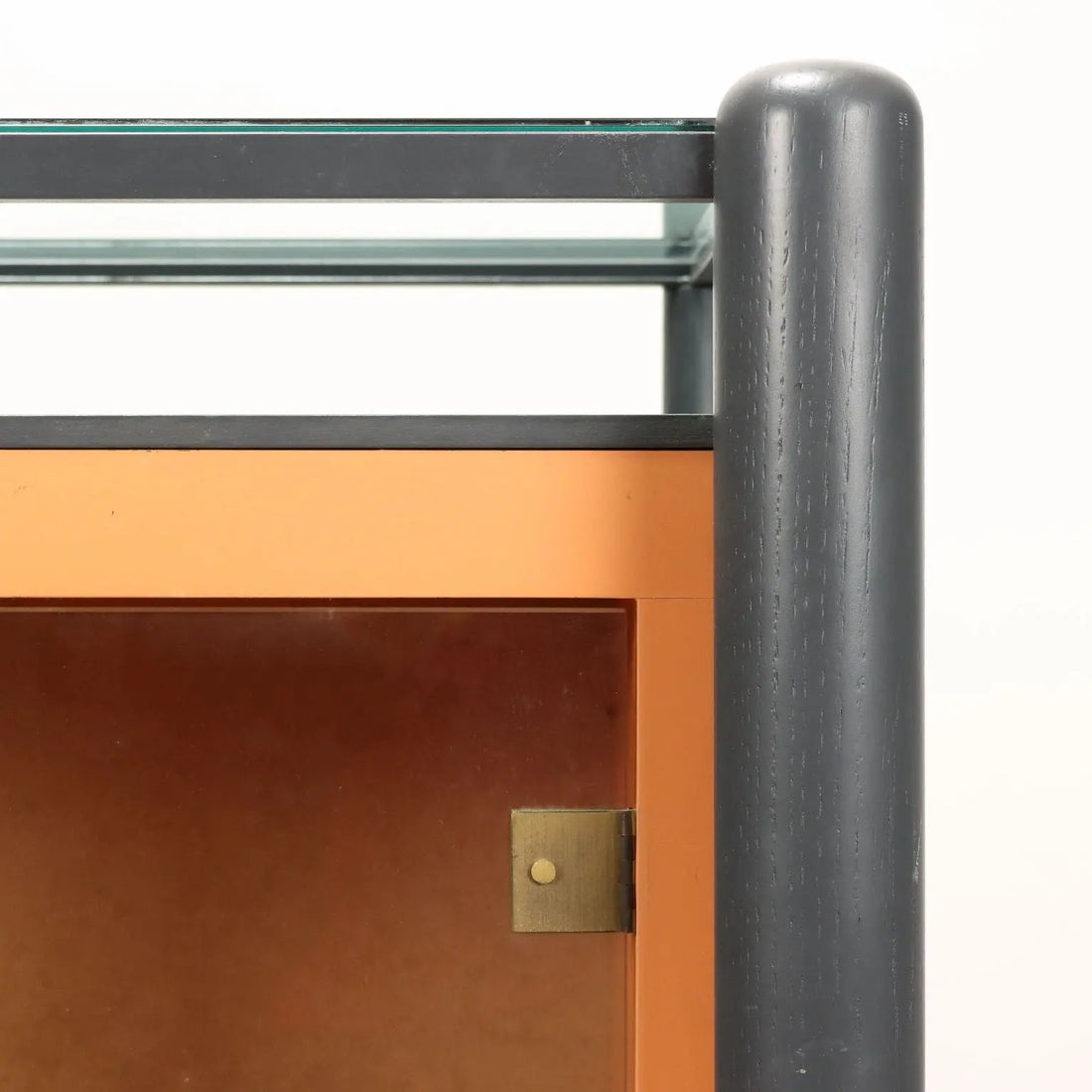 Vintage Display Cabinet Design Lacquered Wood Italy 1980s - 80's | Modernism | Furnitures