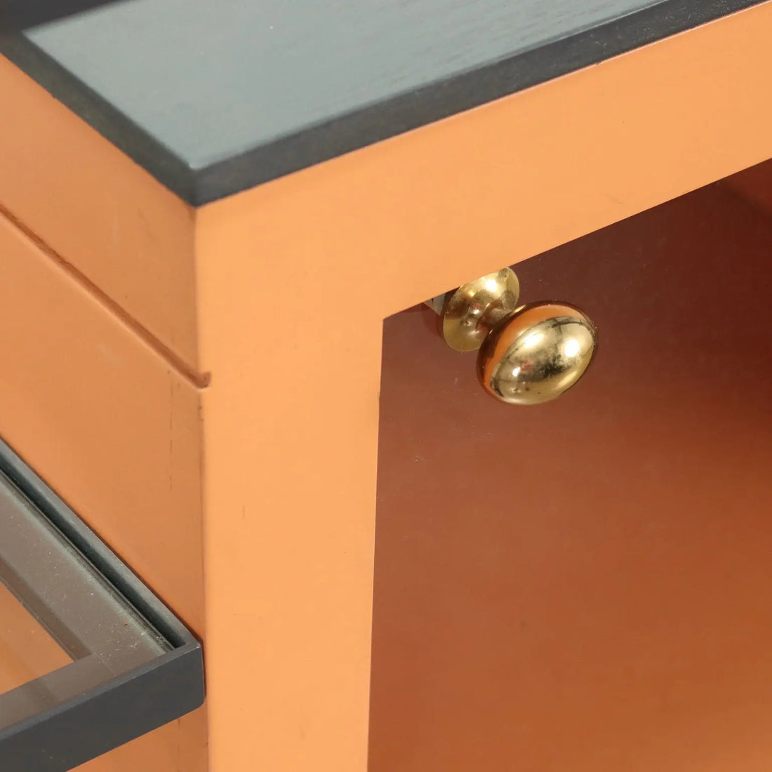 Vintage Display Cabinet Design Lacquered Wood Italy 1980s - 80's | Modernism | Furnitures