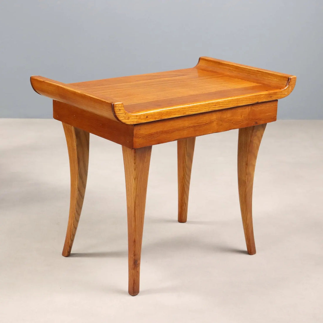Vintage Dressing Table Oak Veneer Glass Design Italy 1950s-1960s | Modernism | Furnitures