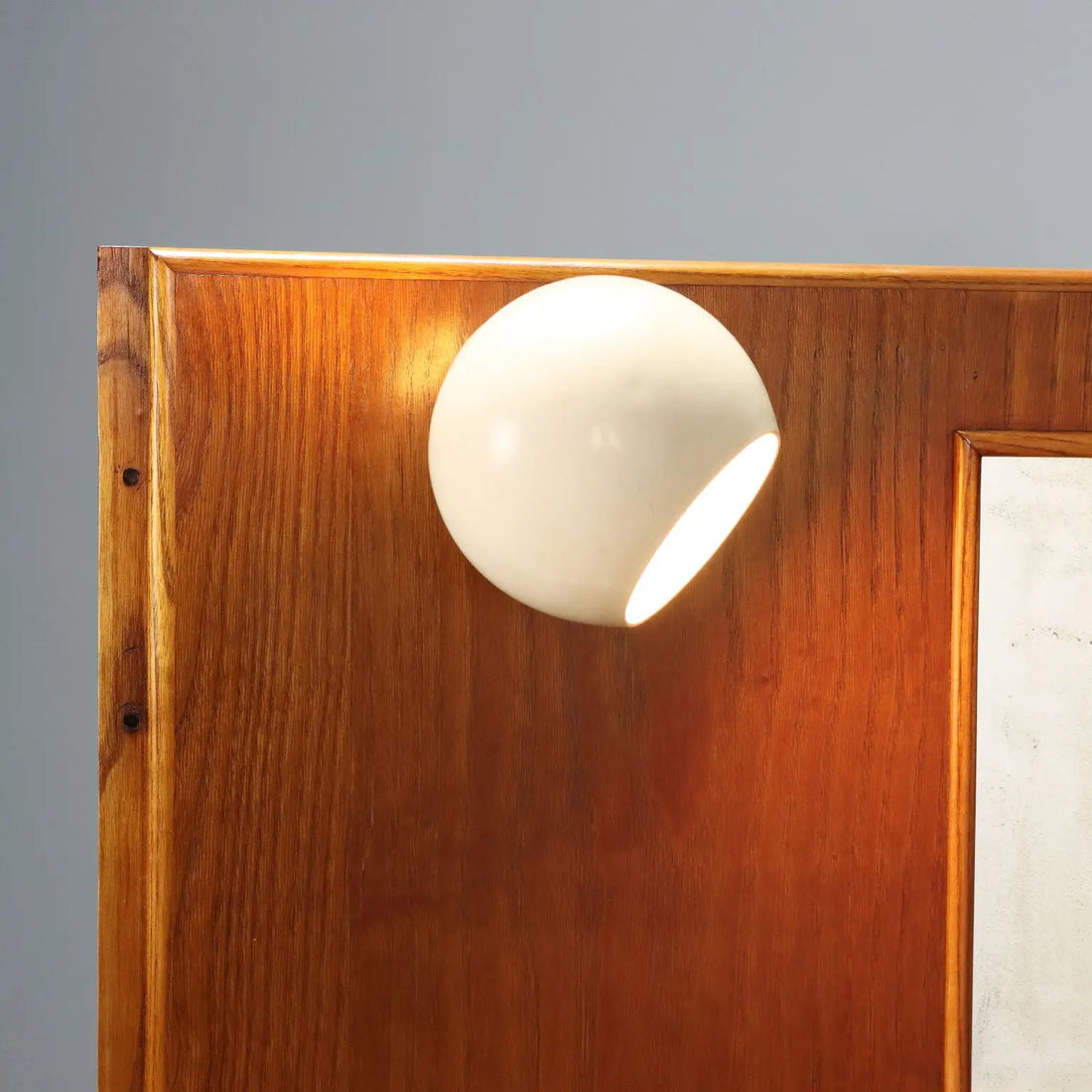 Vintage Dressing Table Oak Veneer Glass Design Italy 1950s-1960s | Modernism | Furnitures
