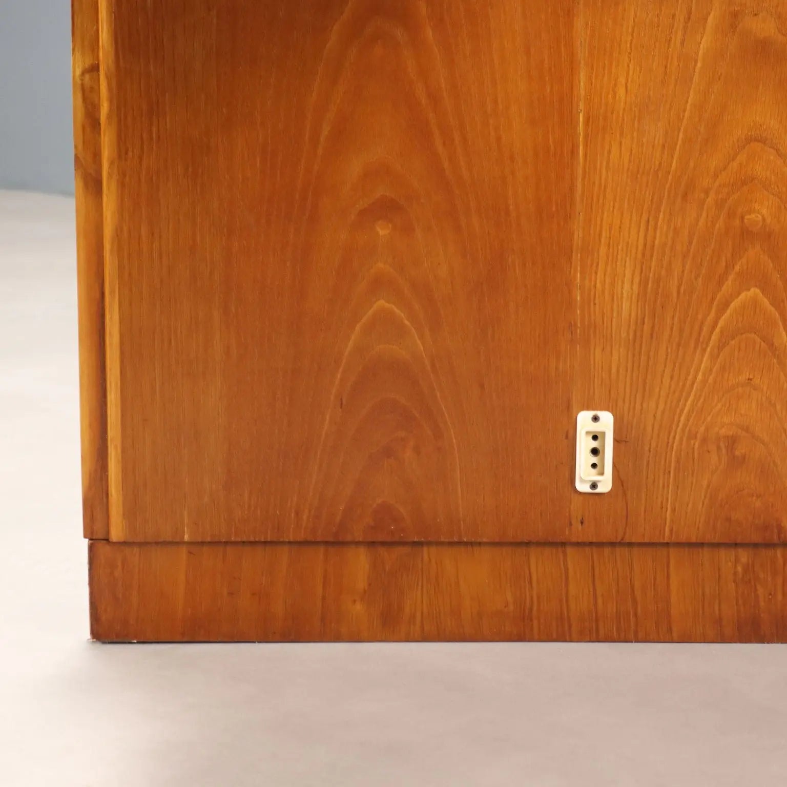 Vintage Dressing Table Oak Veneer Glass Design Italy 1950s-1960s | Modernism | Furnitures