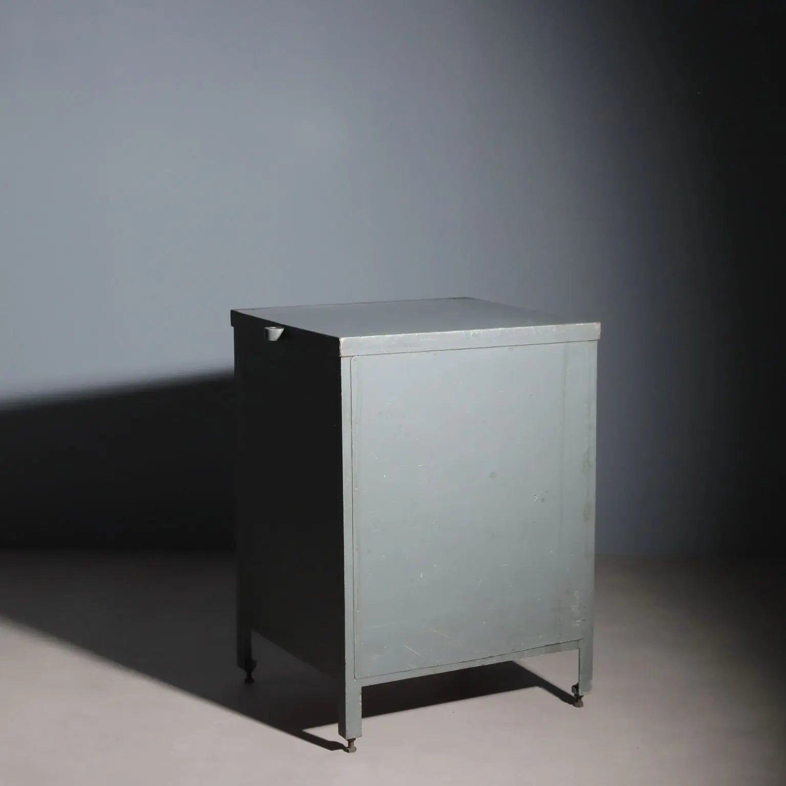 Vintage Industrial Cabinet Design Wood Metal Italy 1960s | Modernism | Furnitures