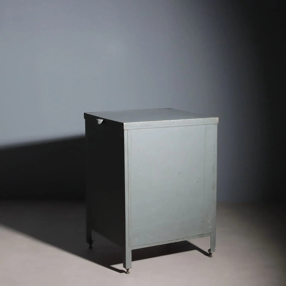 Vintage Industrial Cabinet Design Wood Metal Italy 1960s | Modernism | Furnitures