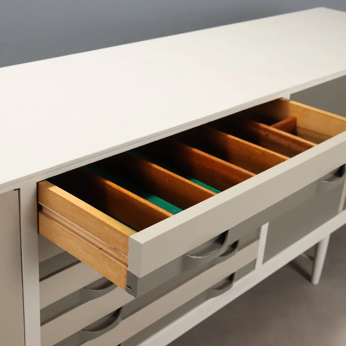 Vintage Sideboard Prisma Collection Design Painted Teak 1960s | Modernism | Furnitures
