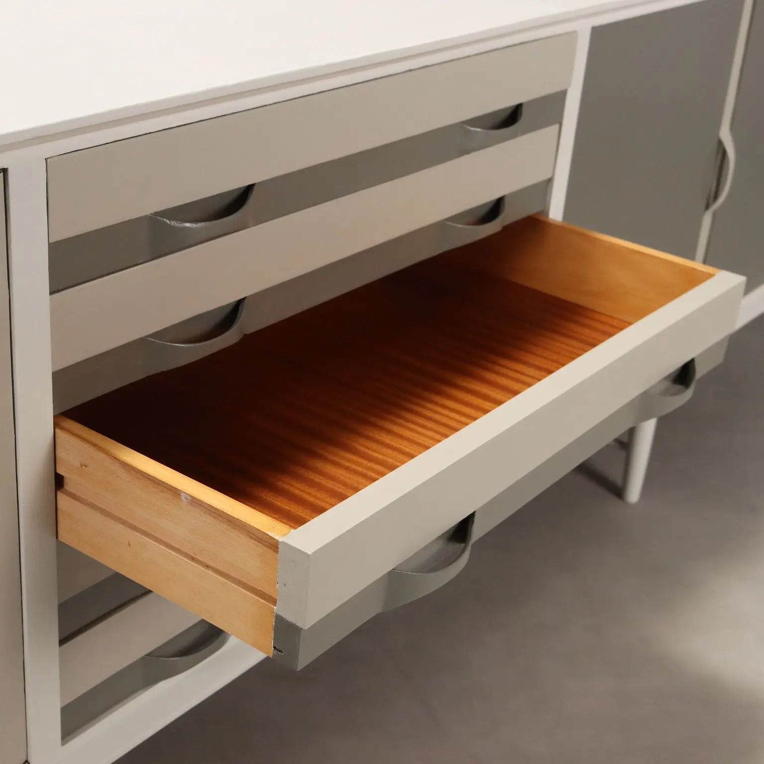 Vintage Sideboard Prisma Collection Design Painted Teak 1960s | Modernism | Furnitures