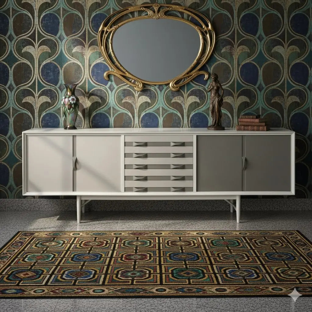 Vintage Sideboard Prisma Collection Design Painted Teak 1960s | Modernism | Furnitures