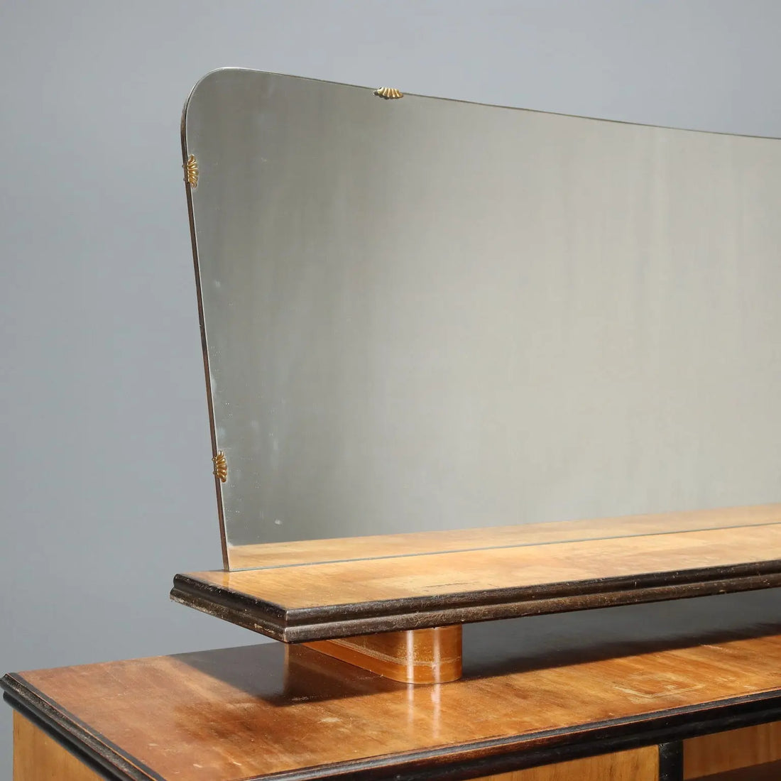 Vintage Cupboard Walnut Veneer Design with Mirror Italy 1960s | Modernism | Furnitures