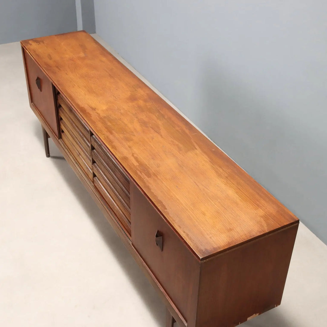 Vintage Sideboard Teak Veneer Design Northern Europe 1960s | Modernism | Furnitures
