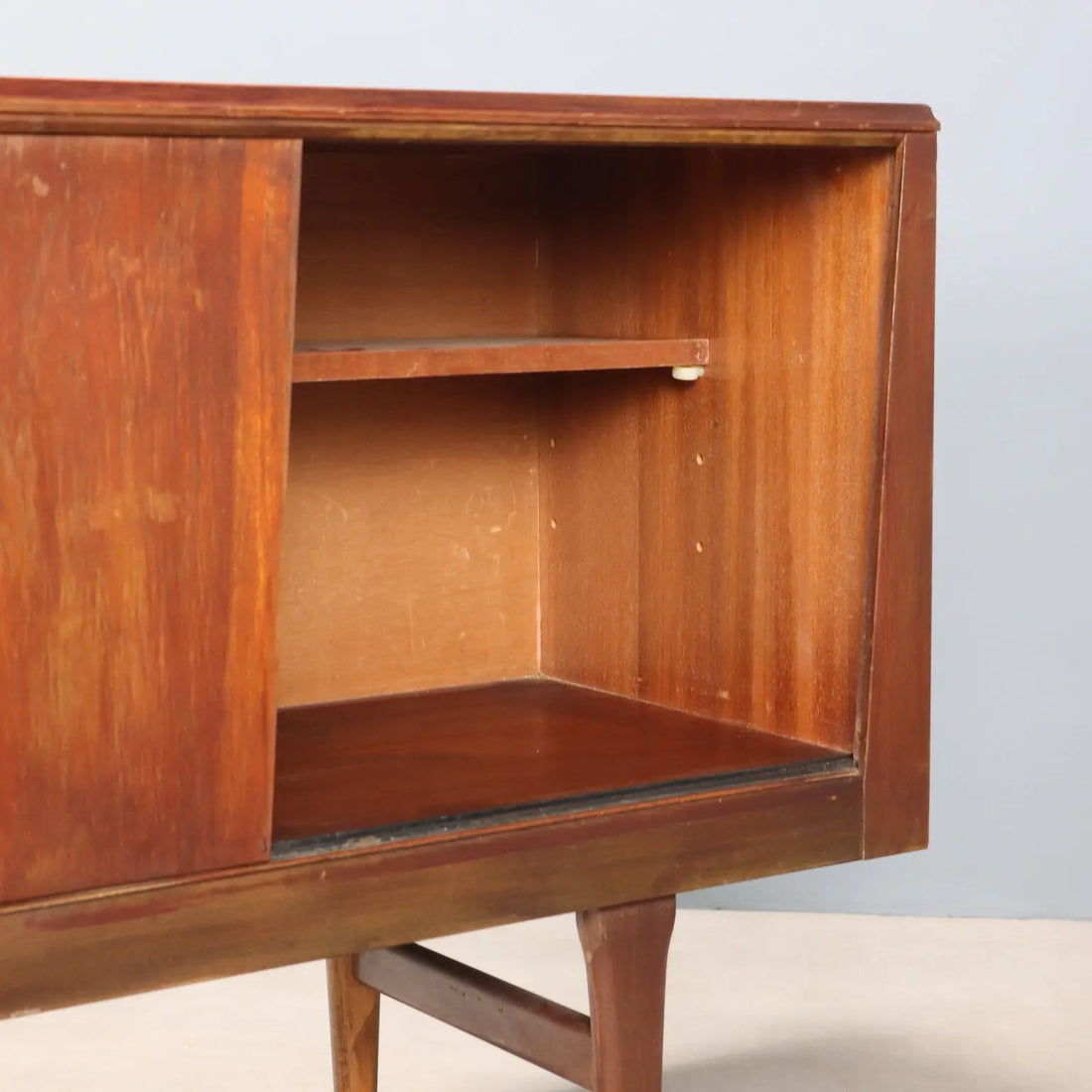Vintage Sideboard Teak Veneer Design Northern Europe 1960s | Modernism | Furnitures