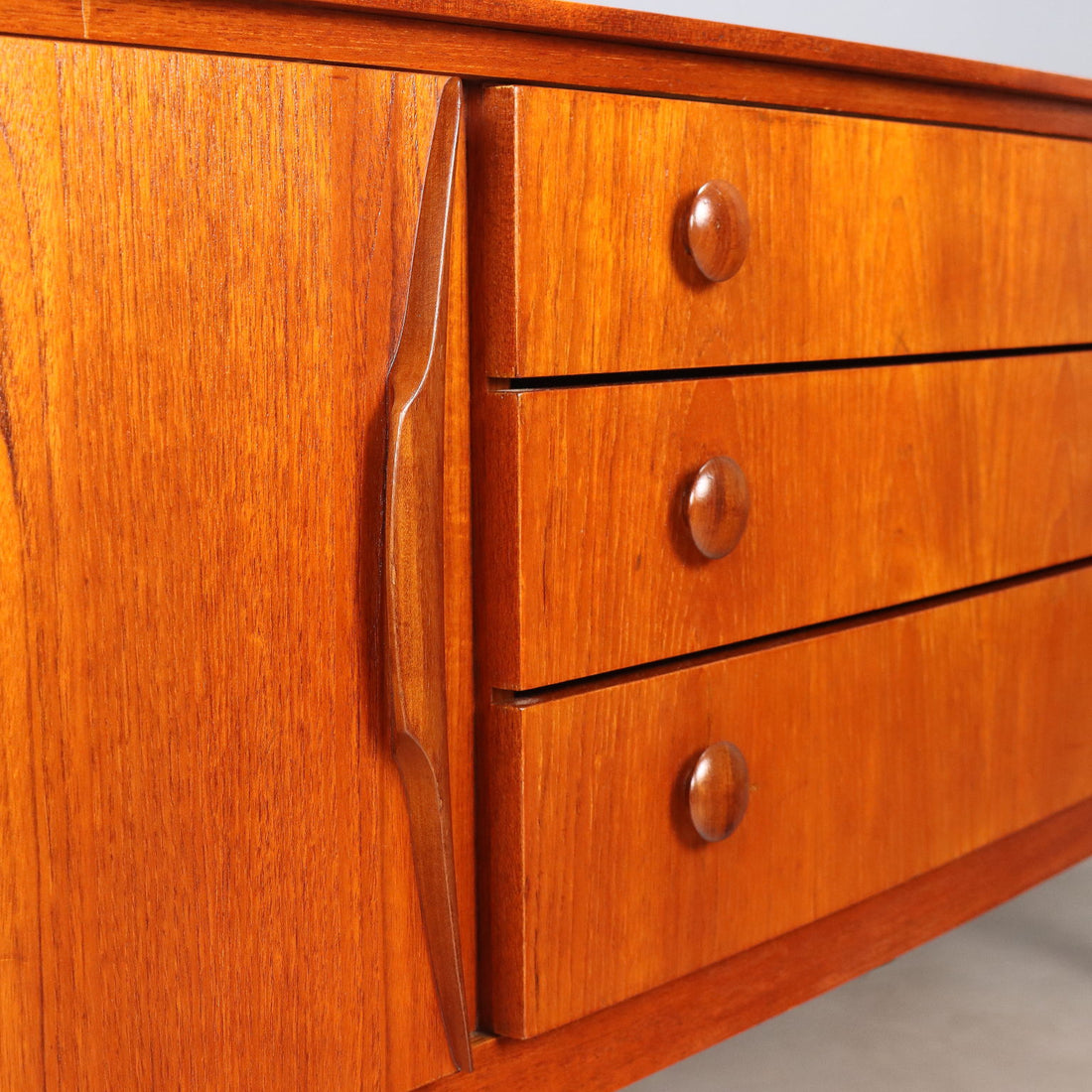 Vintage Sideboard Teak Veneer Design Northern Europe 1960s | Modernism  Furnitures