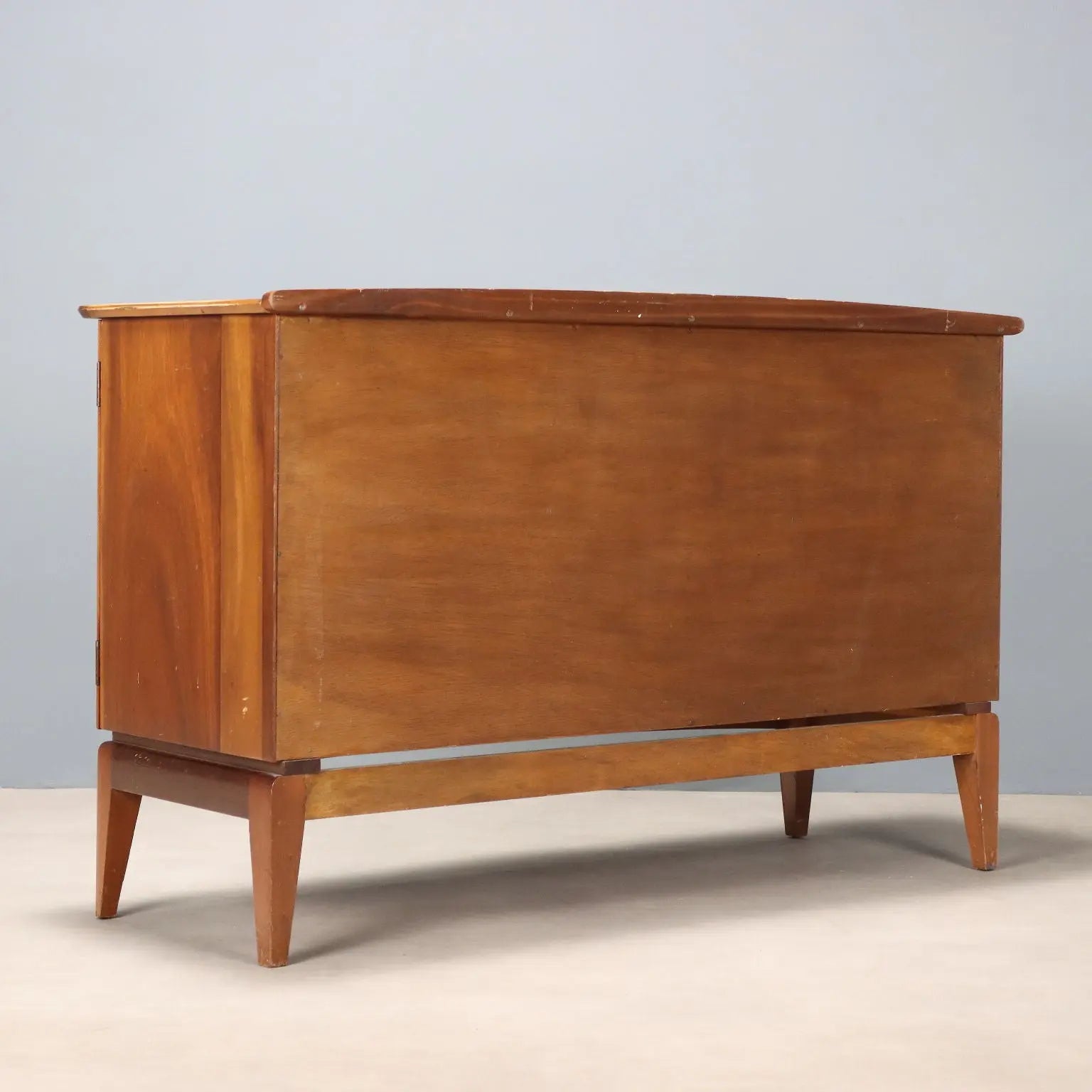 Vintage Cupboard Teak Veneer Burl North-European XX Century | Modernism | Furnitures