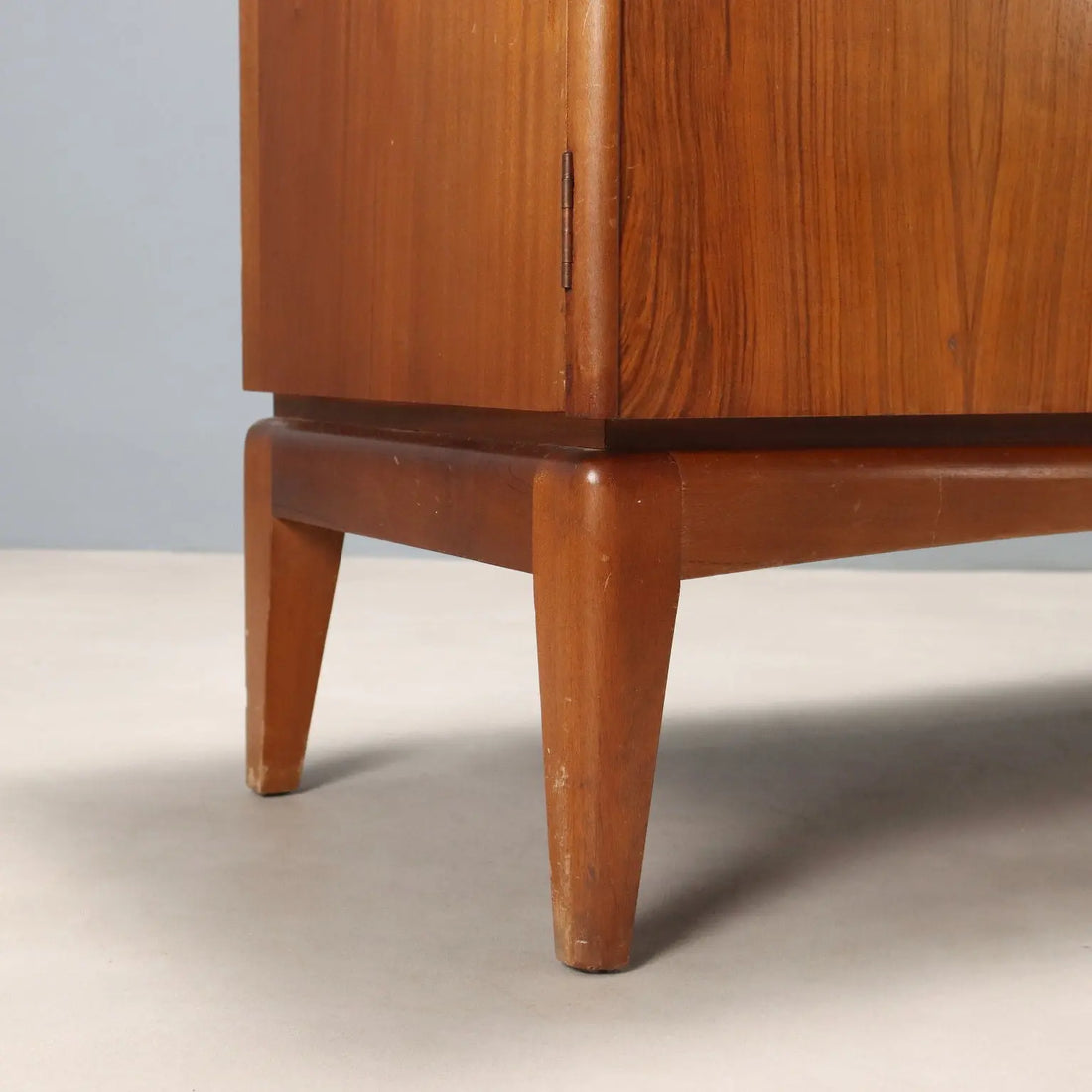 Vintage Cupboard Teak Veneer Burl North-European XX Century | Modernism | Furnitures