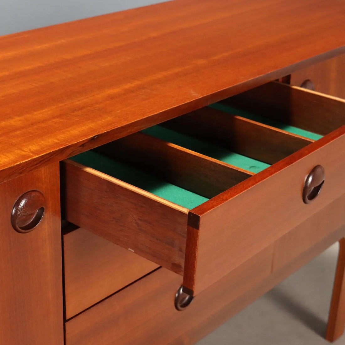 Vintage Sideboard Teak Doors Drawers Northern Europe 1960s | Modernism | Furnitures